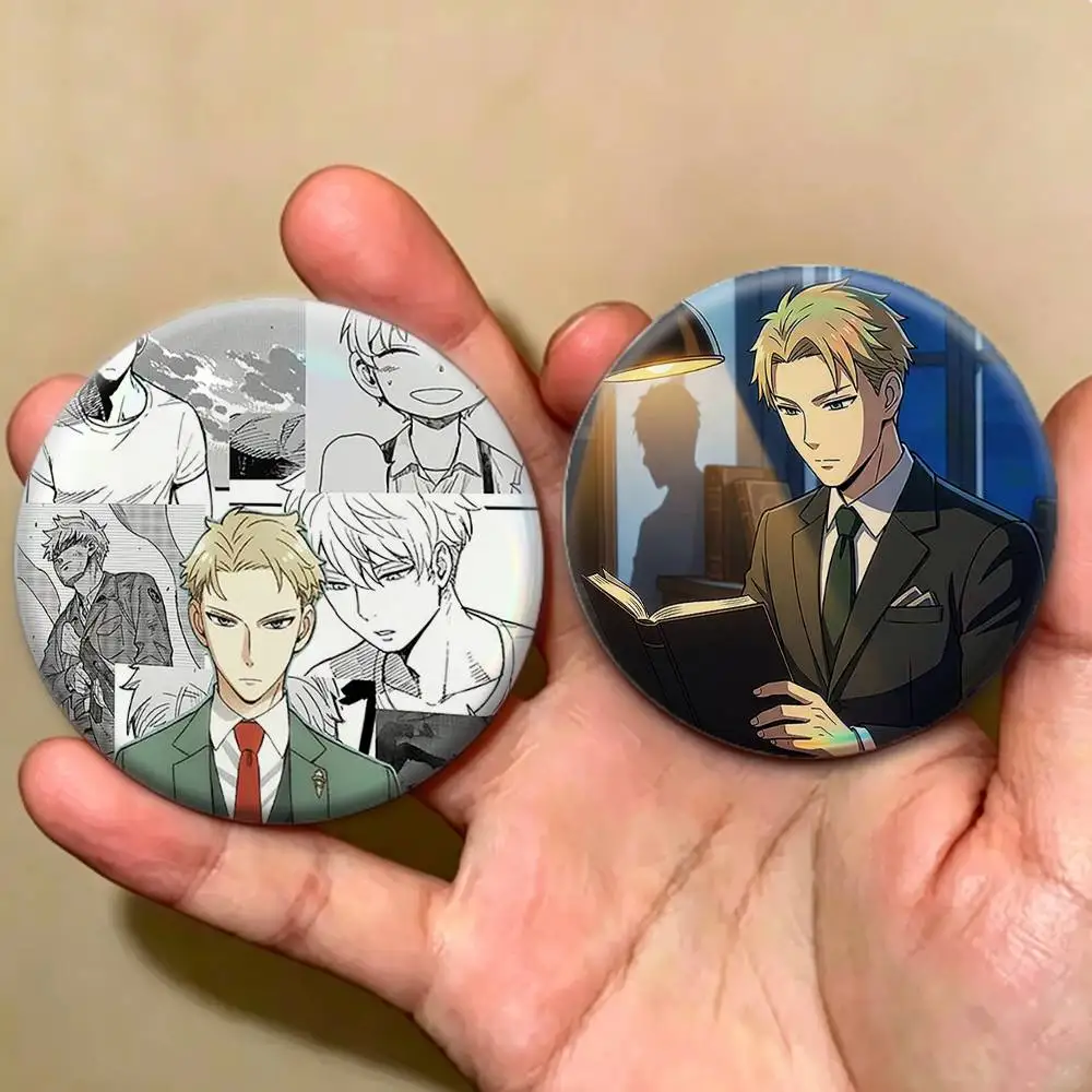 Twilight Agent Loid Forger   Badges Creative Tinplate Button PinsBrooch Badge Clothes Backpack
