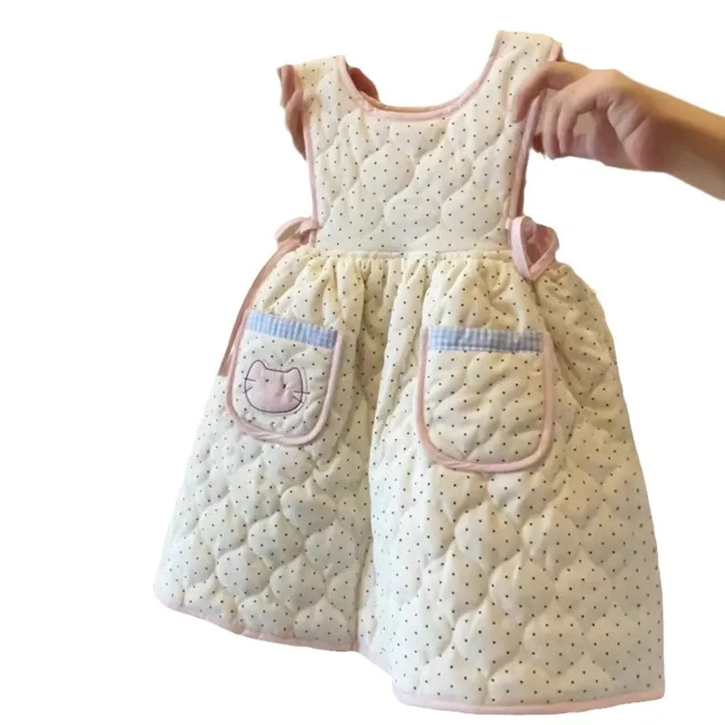 

Children's Fleece-Lined Thickened Set for Autumn and Winter, Children's Fleece-Lined Thickened Skirt and Fleece-Lined Base Shirt
