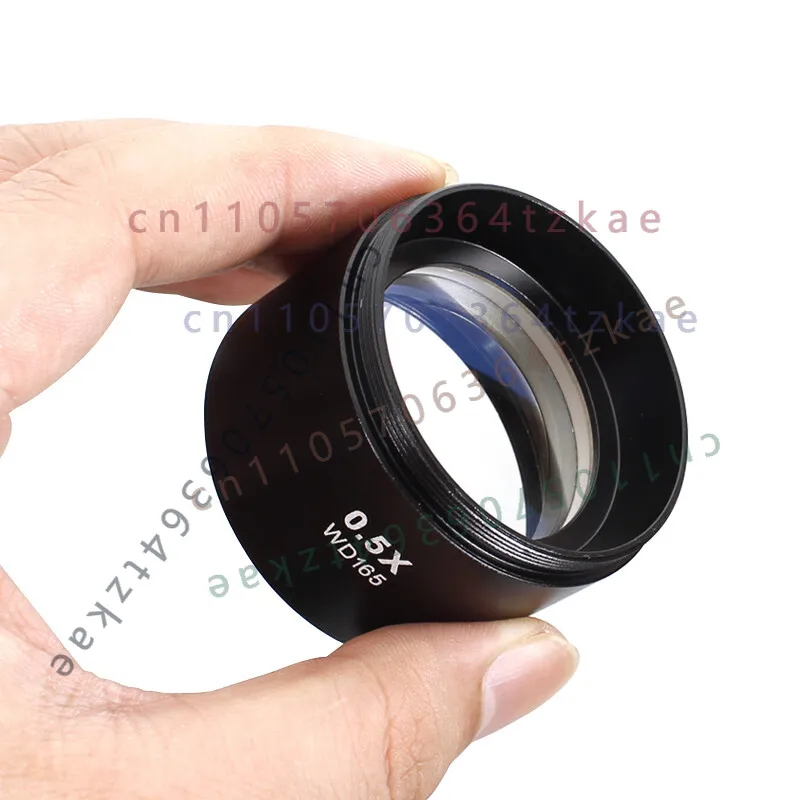0.5X Stereo Microscope Barlow Auxiliary Objective Lens 1‑7/8