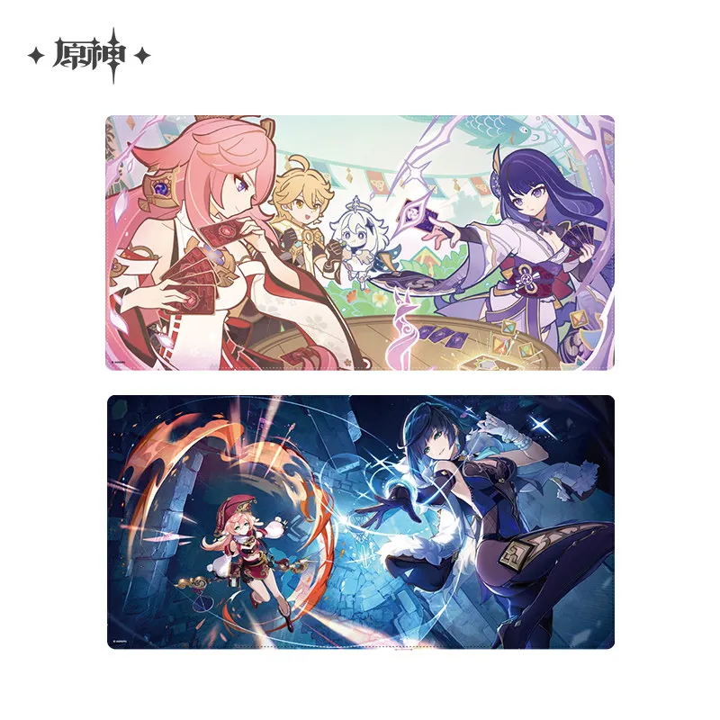 

Genshin Impact Genius Invokation TCG Duel Extravaganza Series Mouse Pad Cute Anime Game Mousepad Gaming Desk Mat Collection