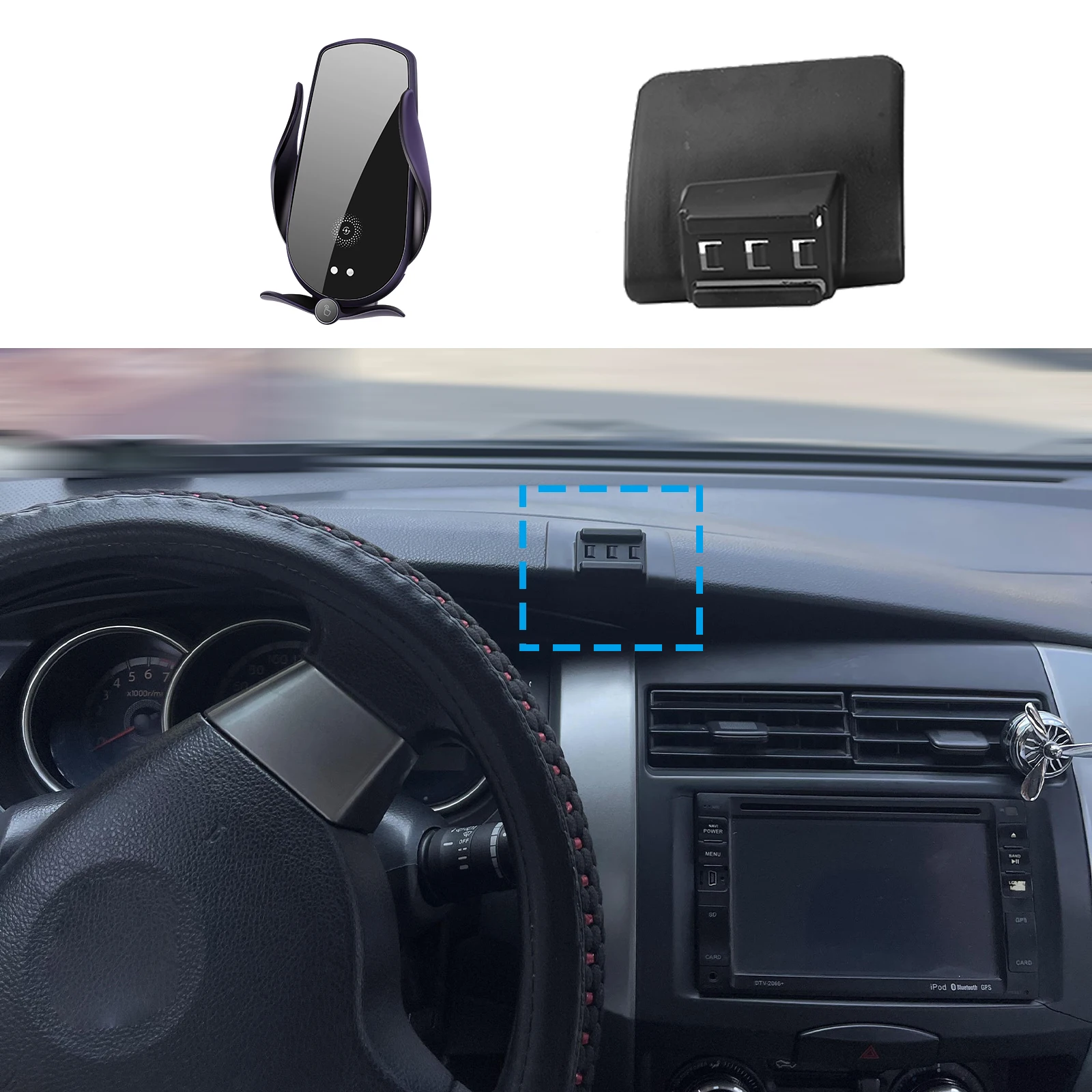 

GPS Bracket Navigation for Nissan Livina Geniss 2007 2008 2009 2010 2011 2012 2013 2014 2015 Stand Auto Car Mobile Phone Holder