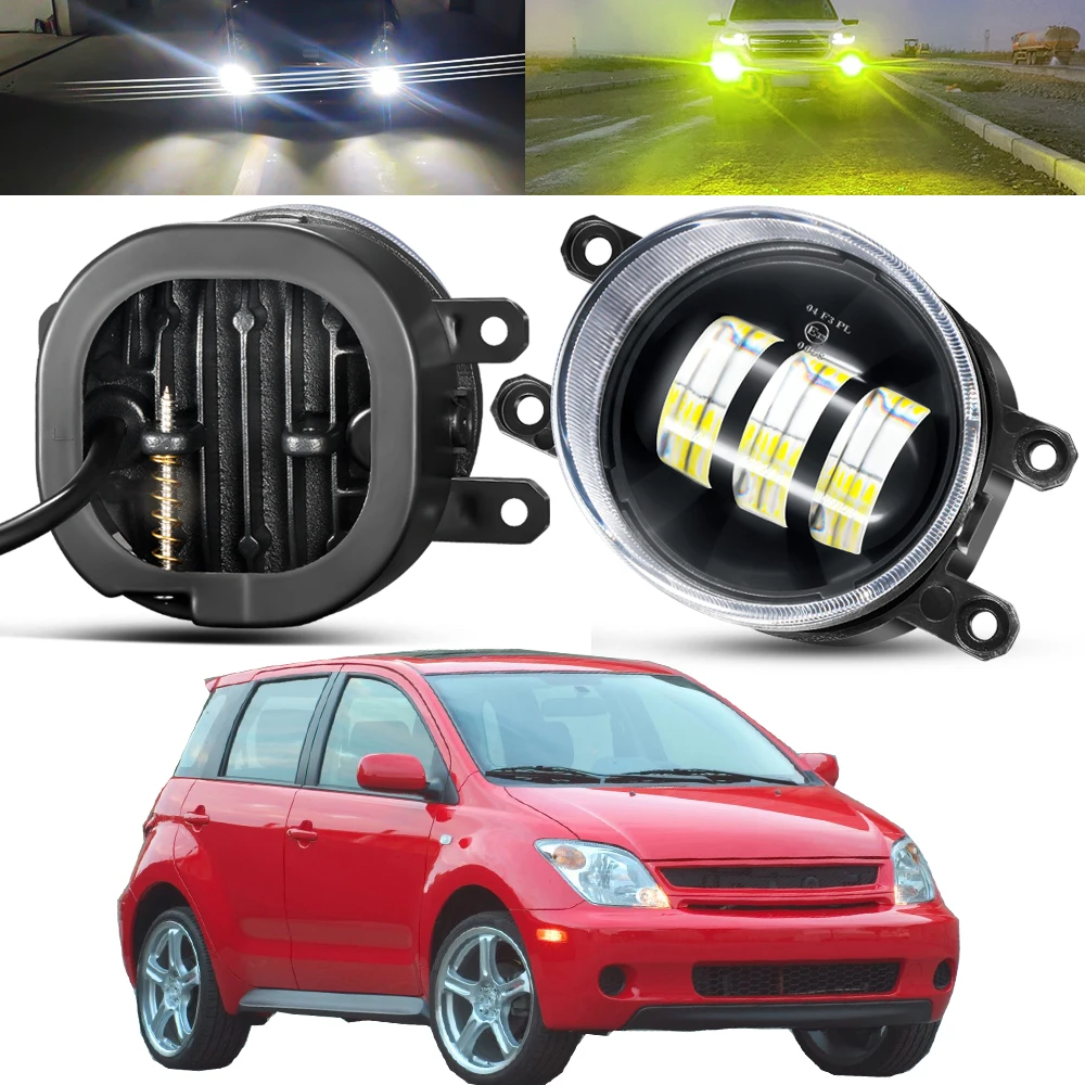 2 X 30W 6000LM Fog Light Assembly For Scion xA 2005 2006 Car Right + Left LED Fog Daytime Running Lamp DRL H11 12V