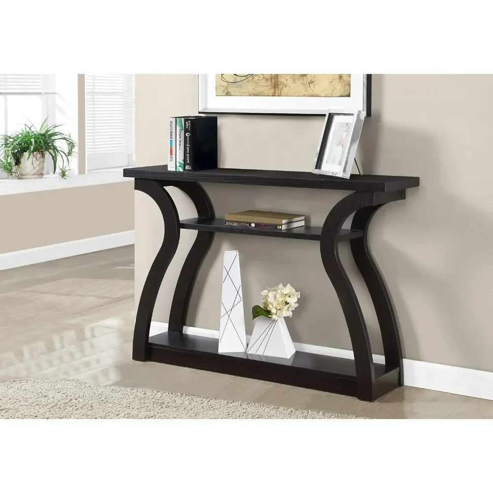 Sofa Table Console Table - Sleek and modern home table (cappuccino/dark brown/espresso)