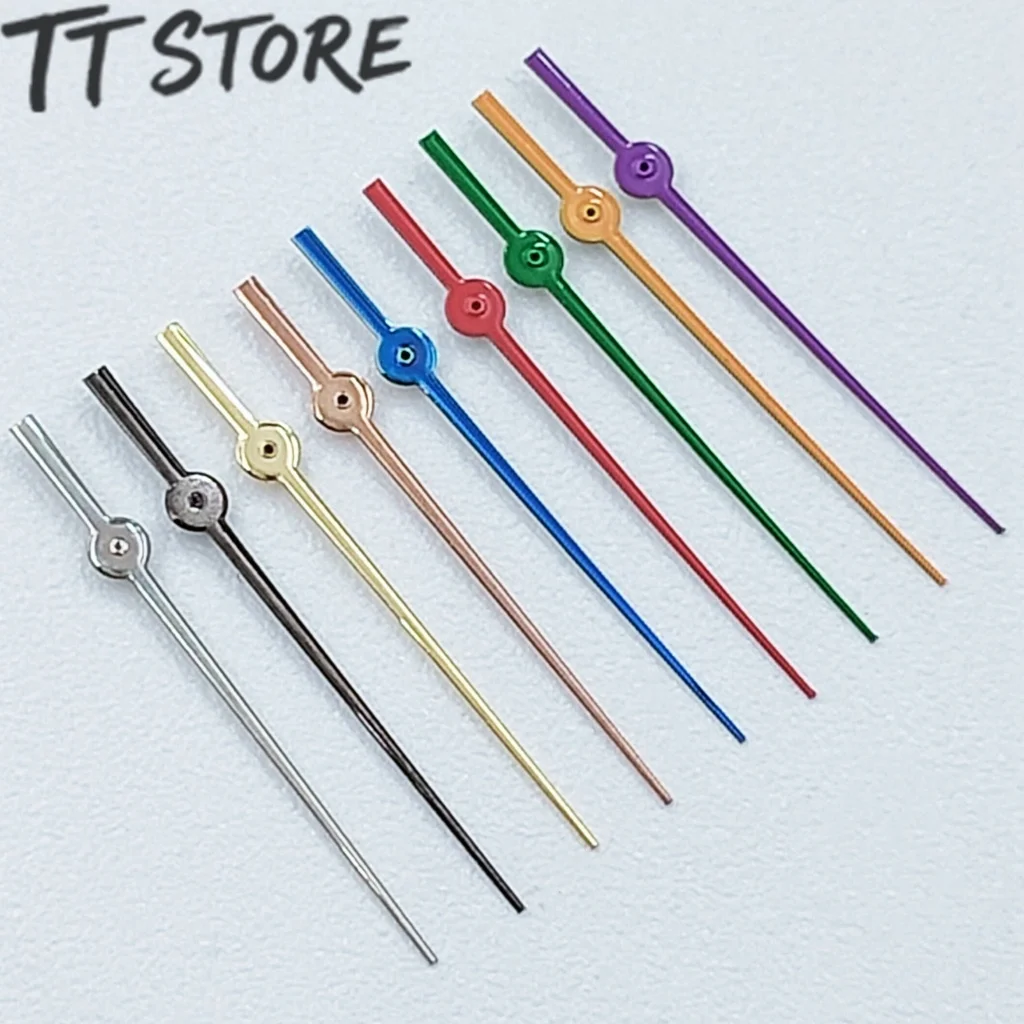 NH35 NH36 7S26 7S36 4R35 4R36 Movements 12.5mm Silver Black Green Blue Red Purple Orange Watch Single Second Hands Hands