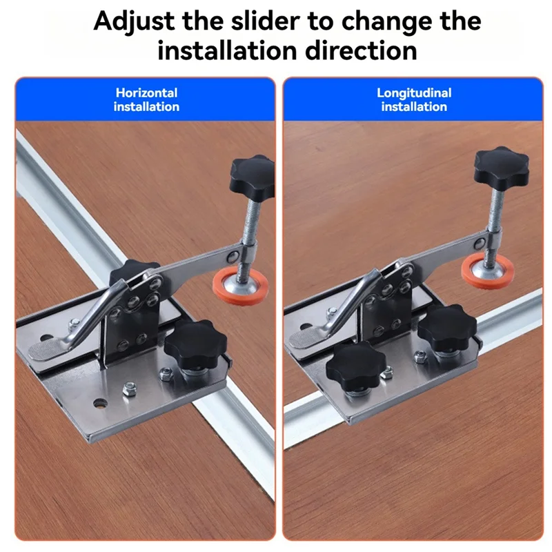 

ABZC-For Woodworking For Woodworking 2Xtoggle Clamps Heavy Duty Quick-Release Latch Push-Pull Foot Clamp Workbench Clamping
