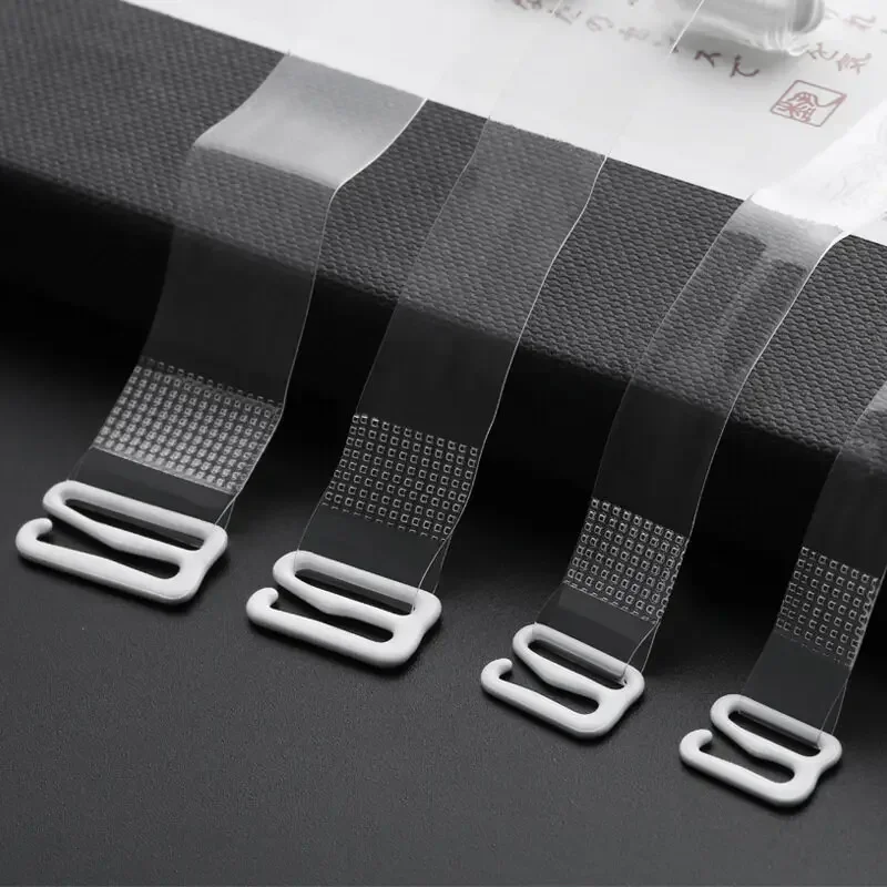 3 5 párů neviditelných průhledných ramínek na podprsenku, protiskluzových bezešvých ramínek na spodní prádlo - náhled 2