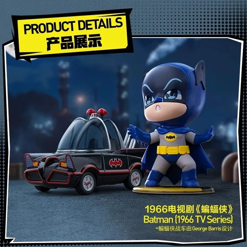 Blinddoos Pop Mart Batman 85 Aniversario Serie Actie Figuur Verrassing Ornament Bureau Decoratie Verjaardagscadeau Speelgoed Mystery Box