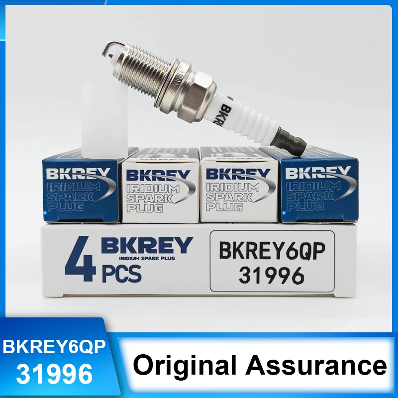 4/20PCS BKR6EQUP 3199 Iridium Spark Plug For BMW E39 E46 E60 E53 X3 X5 320i VW Passat Audi A6 A8 Volvo S60 For BKREY6QP 31996