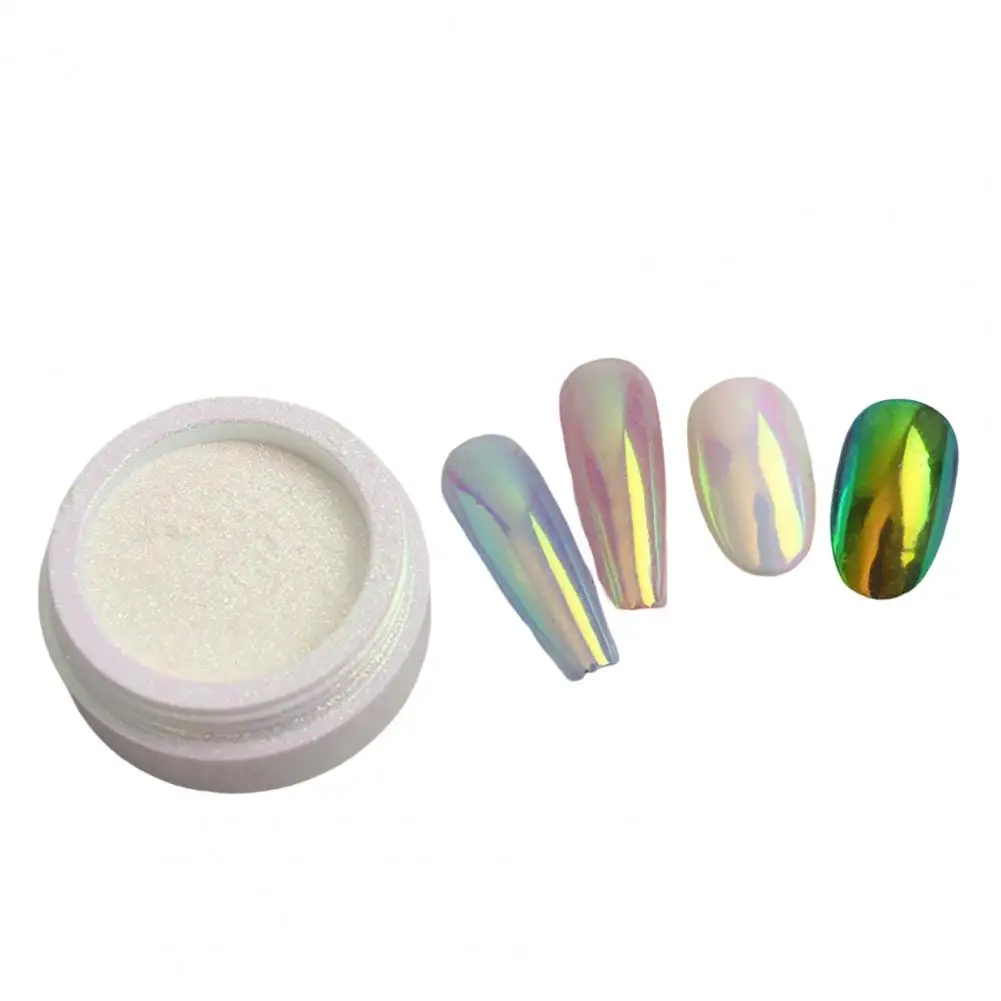 0.3g Versatile Nail Art Powder Nail Accessory Bright Color Eco-friendly Nail Glitter Powder Decorative