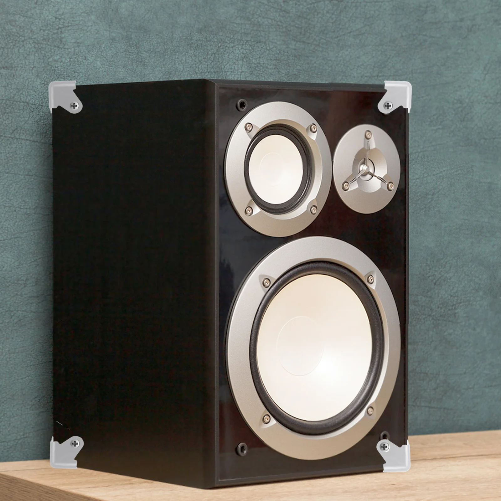 

6 шт. сверхмощные металлические угловые чехлы для динамиков, защитные края картонной коробки, полное покрытие, простая установка, легкий, прочный