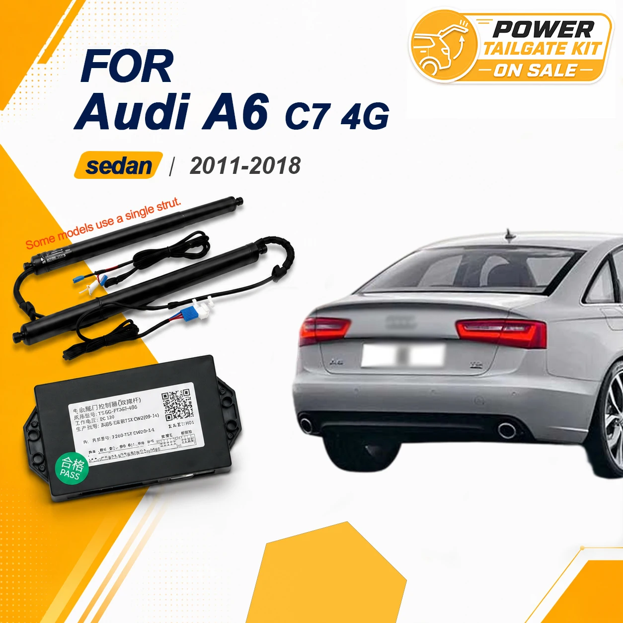 For Audi A6 C7 4G sedan 2011-2018 Car Power Trunk Lift Electric Hatch Tailgate Tail Gate Strut Auto Rear Door Actuator