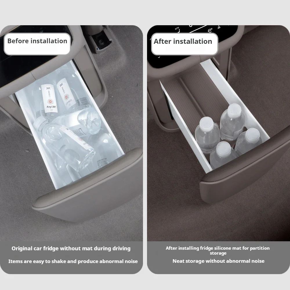 UOSO For 2026 IM LS6 LS8 LS9 Car Refrigerator Silicone Pad Cup Holder Non-slip Mat Interior Decoration Modification Accessories