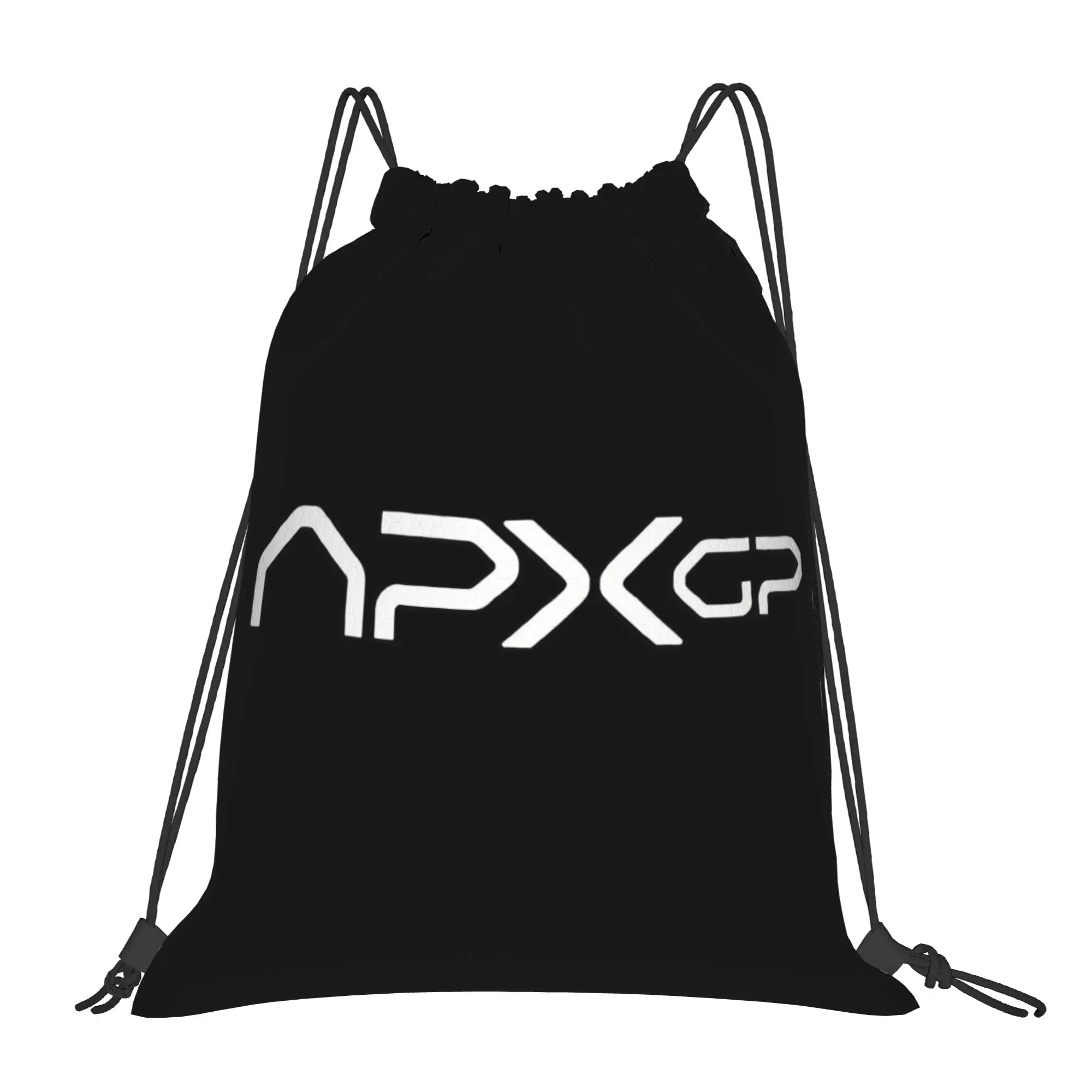 

APX GP Racing Team Drawstring Bags Sports Backpack Gym Sackpack Water Resistant String Bags for Working Out