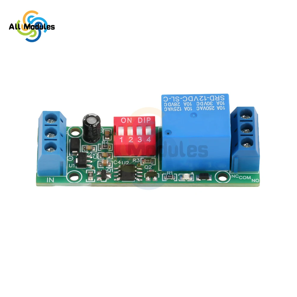 DC 12V 10A Turn Signal Relay Module Signal Change Control On Off Relay Double Frequency Relay Switch Module