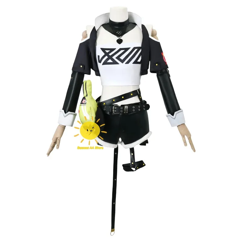 

Костюм для косплея Zenless Zone Zero, костюм Николь Демара, униформа, парик, шорты, Хэллоуин, карнавал для женщин
