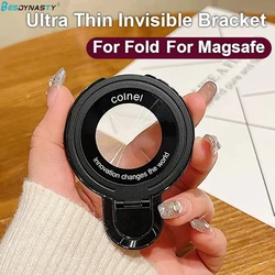Ultra Thin Universal Phone Ring Holder Grip Kickstand for Magsafe Magnetic For iPhone 16 ProMax Samsung Xiaomi Plating Bracket