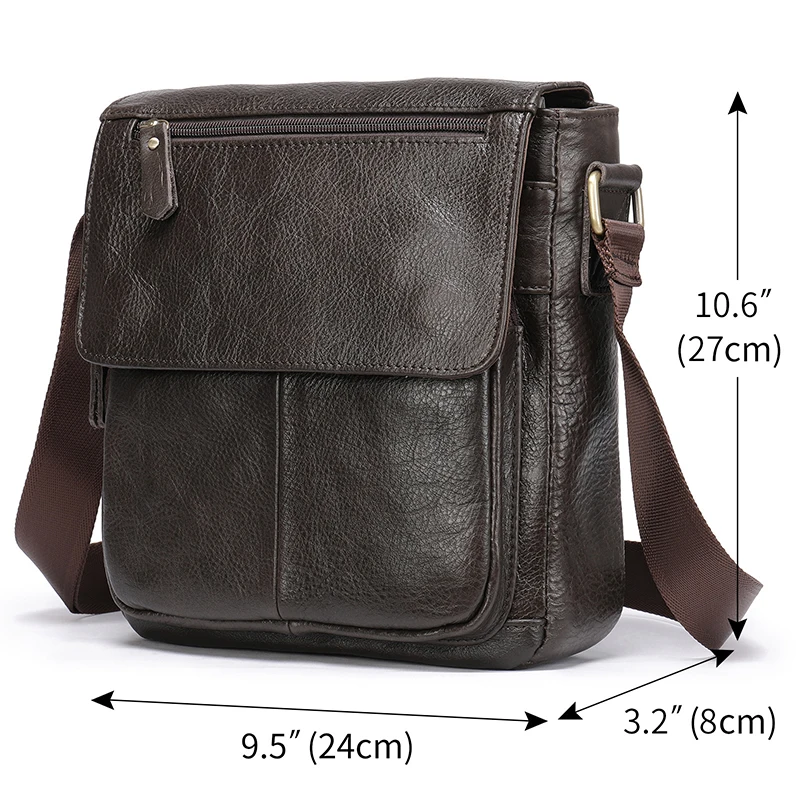 Mode Nieuwe Echt Lederen Heren Handtassen Heren Leren Schoudertas Casual Office Messenger Bags Mode Crossbody Tas