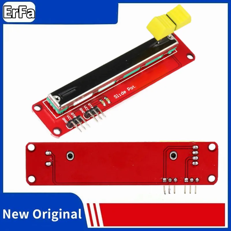 

B10K Sliding Slider Potentiometer Switch Slide Block Module Slip regulating potentiometer for Arduino MCU ARM Electronics DIY