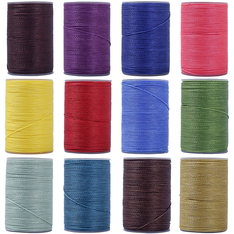 0.35mm 160M Leather Sewing Waxed Thread Round Wax Cord Hand Stitching Thread DIY Leather Shoes Bags Making Handicraft Tools