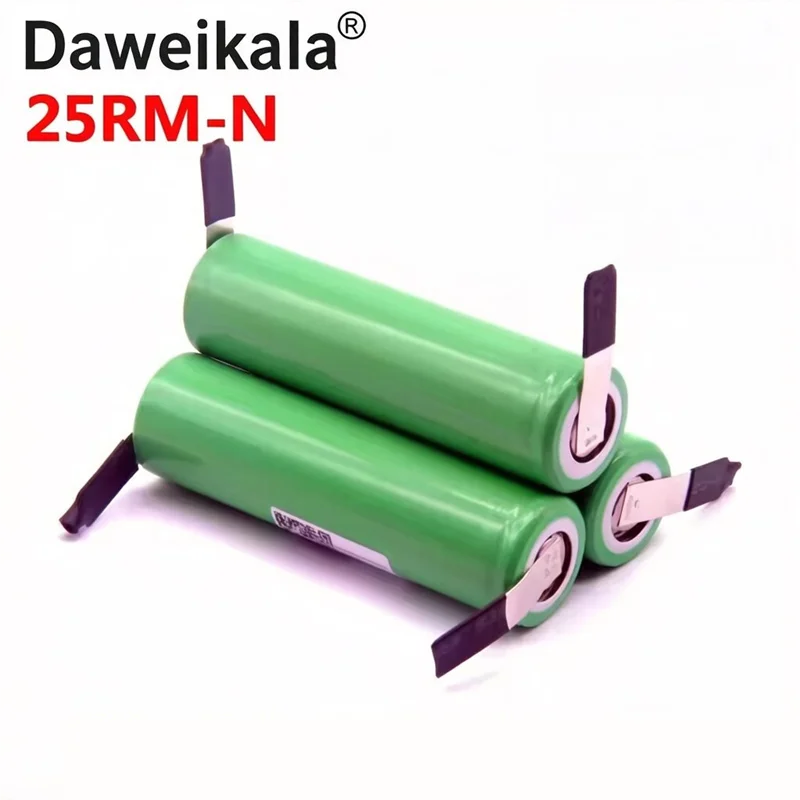 Daweikala original 18650 2500mAh Battery INR18650 25R 3.6 V Discharge 20A Dedicated Battery Power for + DIY Nickel