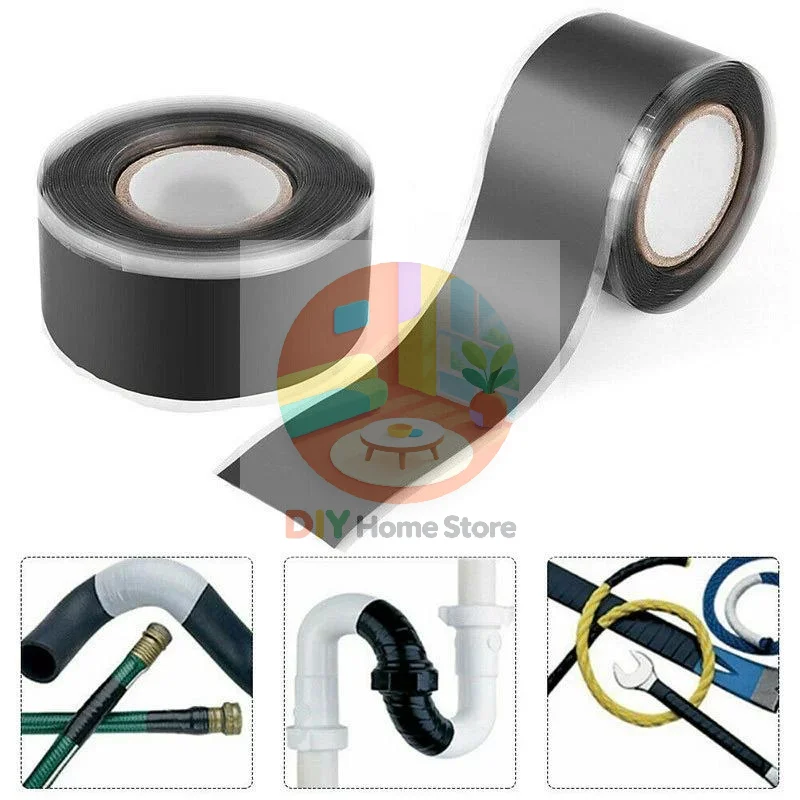 Silicone Self Adhesive Insulation Tape Waterproof Flame Retardant High Temp Resistant for Industrial Equipment Maintenance