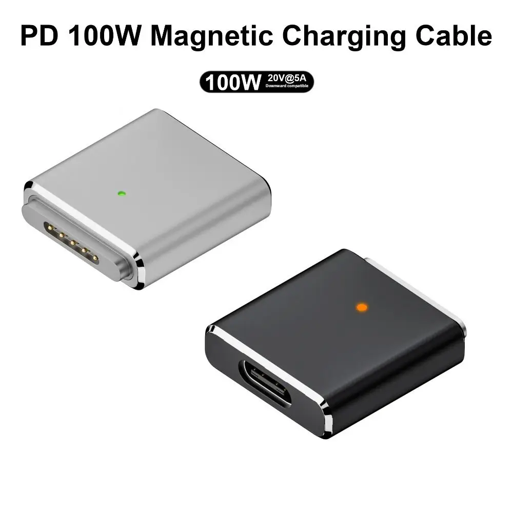 

Laptop USB Type-C to Magsafe 3 Converter PD 100W A2442 A2485 A2681 Charging Cable Adapter for MacBook Air/Pro 14 16