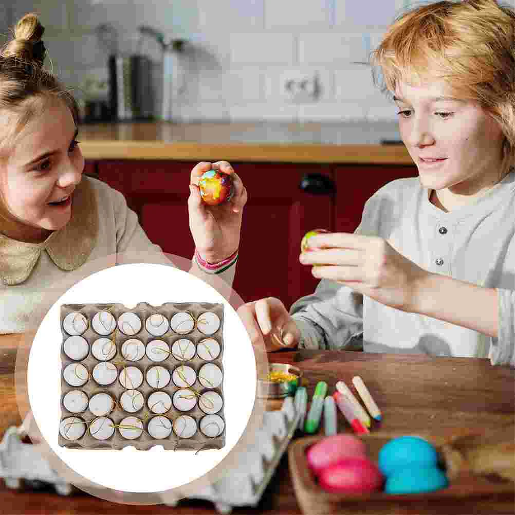 Matching Eggs with Triceratops Case Easter Fake Craft Imitation Pure Pulp Empty Child