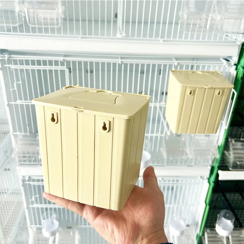 Parrot Breeding Box Small Parrot  Bird Nest Breeding Nest Bird Nest  Bird Cage Accessories Inside and Outside13.5*10.5*12.5CM