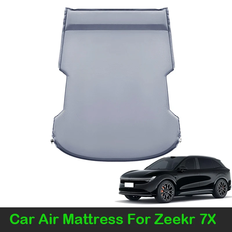 

Car Air Mattress For ZEEKR 7X Car Travel Bed with Air Pump Inflatable Tour Bed Outdoor Camping Mattress Sleeping Mat Portable