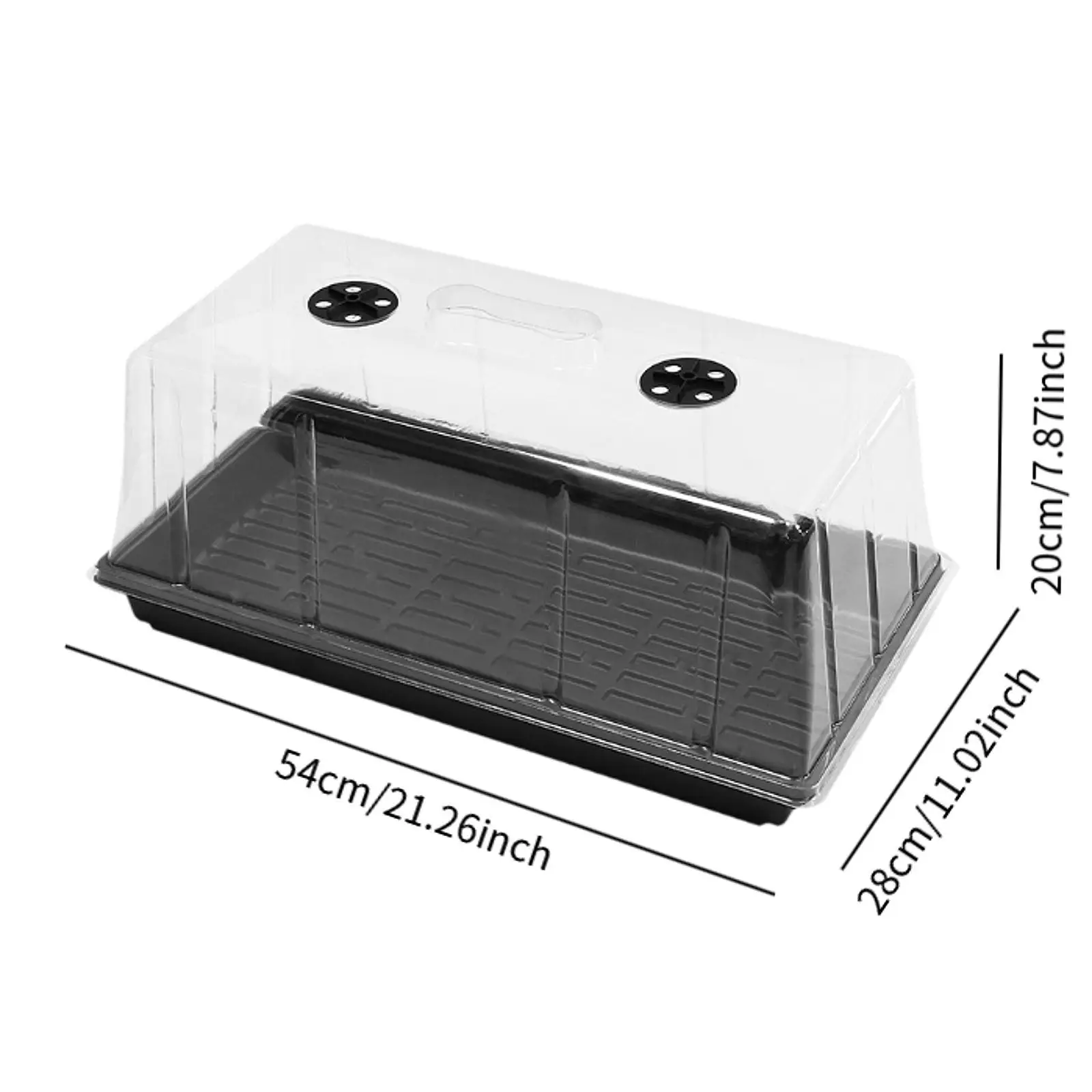 Seed Starter Tray Multifunctional Seedling Tray for Wheatgrass Hydroponic