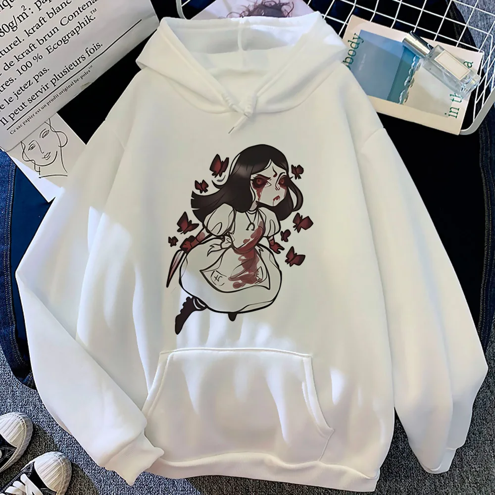 Alice Madness Returns hoodies women 90s aesthetic Korean style sweatshirts clothes female harajuku Pullover