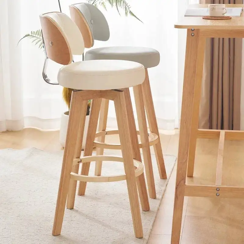 

Эстетические барные стулья для приемной, антикварная демонстрационная служба, японский балкон, деревянный табурет, дизайнерская мебель для бара, гостиной