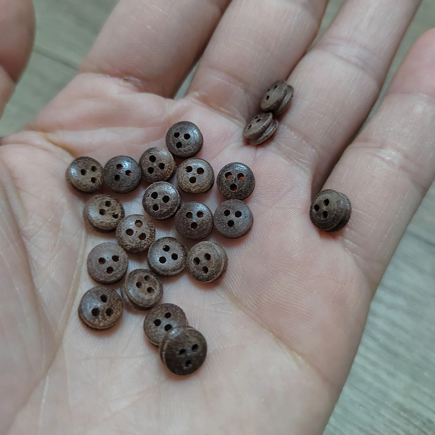 Ship Model Fittings Black walnut Pulleys Boat Model 20pcs/bag