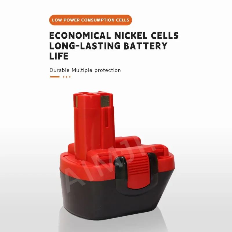بطارية بديلة قابلة لإعادة الشحن لمثقاب بوش ، BAT043 ، BAT045 ، BAT120 ، mAh ، ni-h ، 12 V ،
