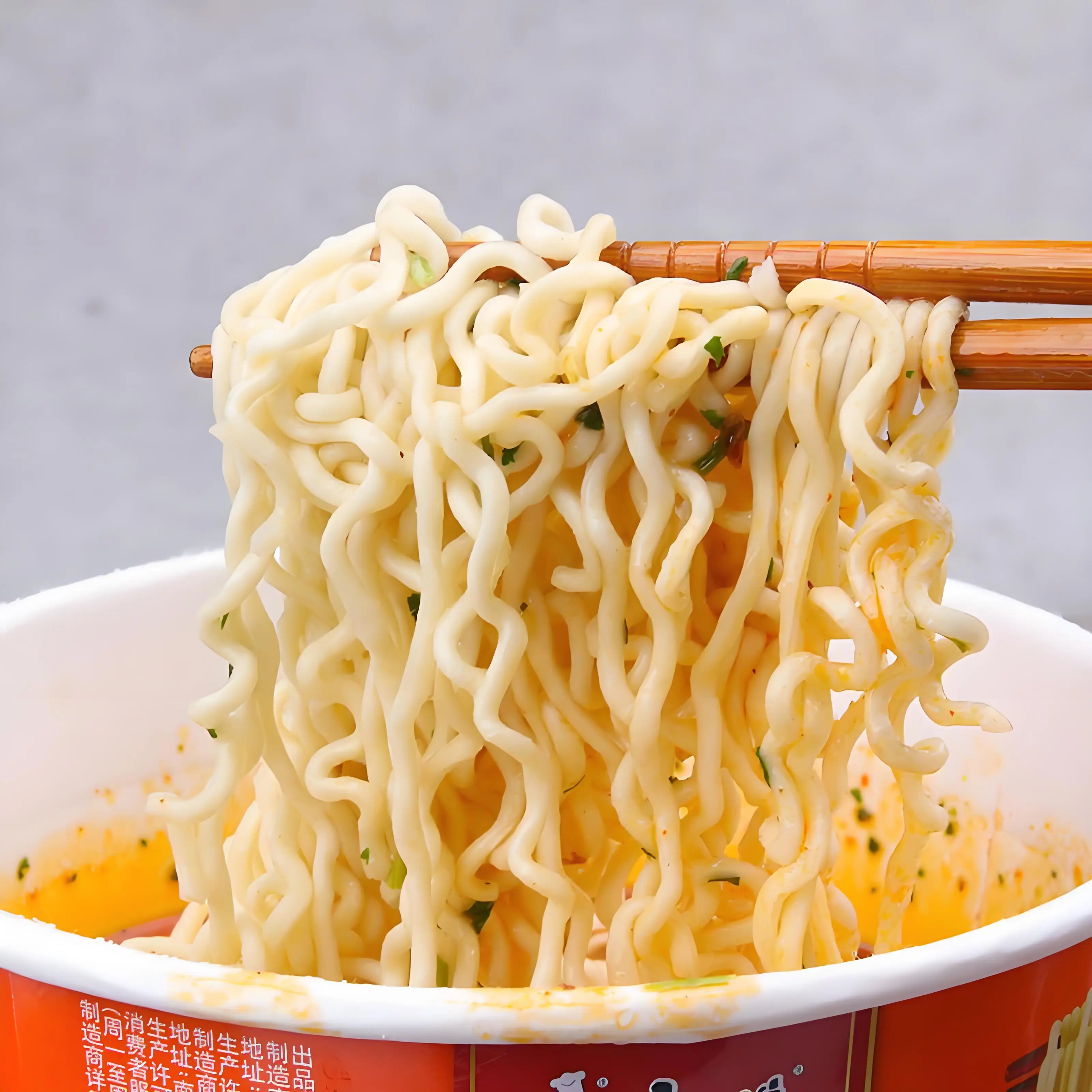 Master Kong, Braised Beef Flavor Instant Noodles (Happy Bucket), Pack of 3, 108g/bucket