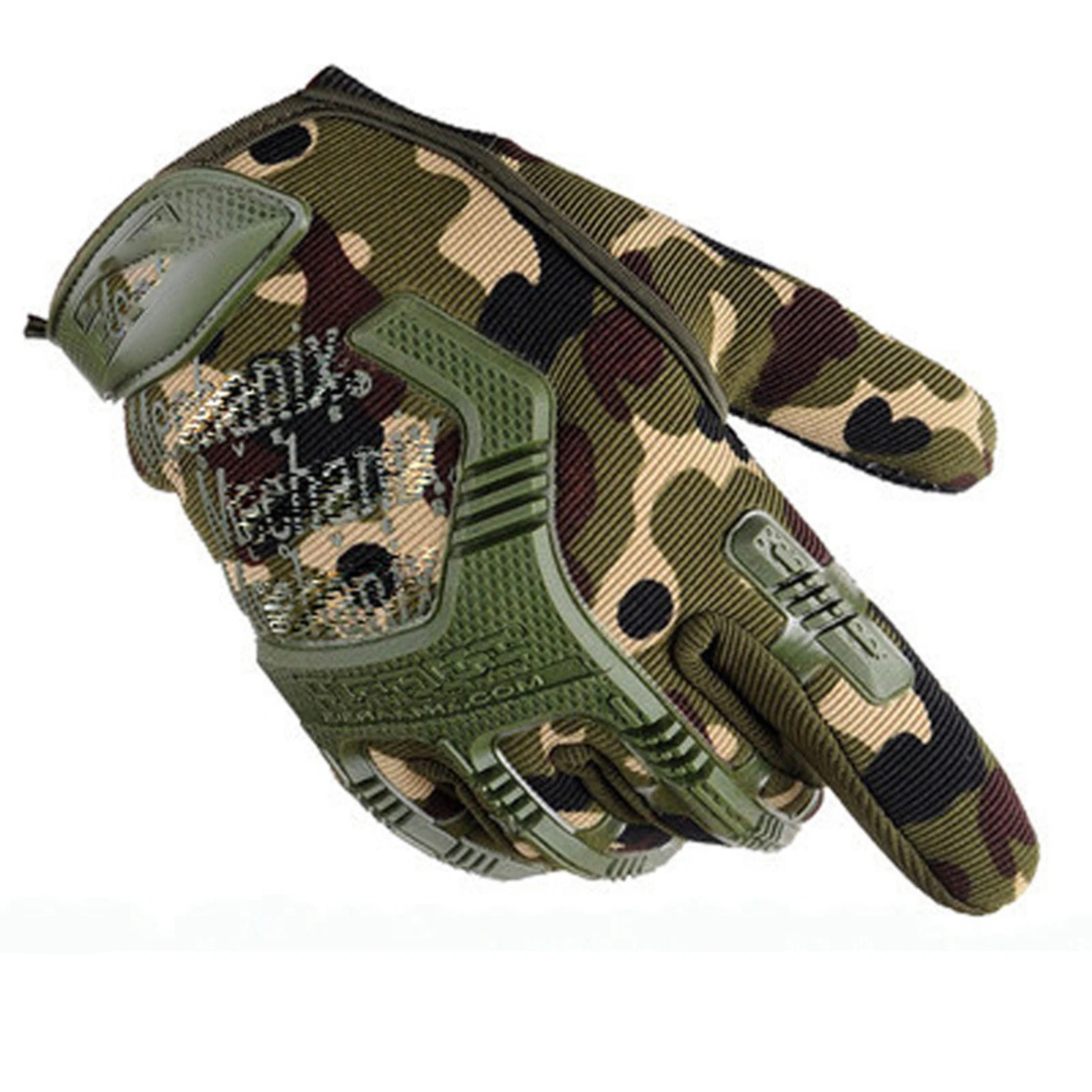 Outdoor Tactical Gloves Tactical Hard Knuckle Half finger Gloves Men\'s Combat Hunting Shooting Antiskid Workout Fitness Glove