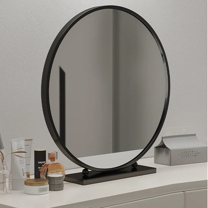 Luxury Makeup Mirror Art Korean Style Modern Funky Vanity Black Portable Barber Travel Mirror Cosmetics Espelhos Home Products