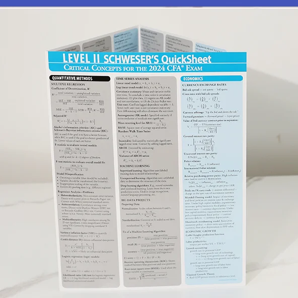 2024 offizielle cfa Level 1 Notizen Original Englisch Lehrbuch Level1 schweser Notizen kostenlose elektronische Informationen