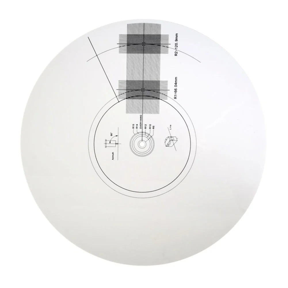 Vinyl Pickup Calibration Gauge Plate Professional Protractor User-Friendly for versatile Entertainment  Vinyl Pickup
