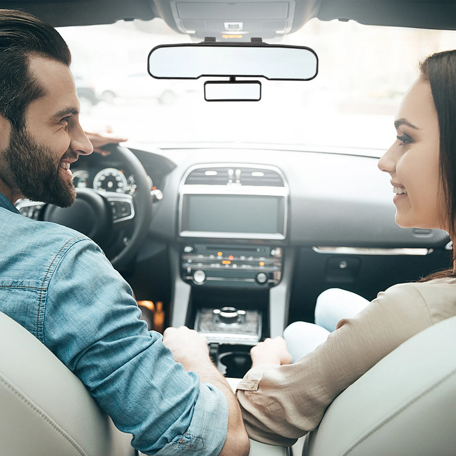 

Car Rear View Mirror Ultra Clear Non-Distorted Images Durable Safe Long-Lasting Easy Installation Driving Safety Kids Monitoring