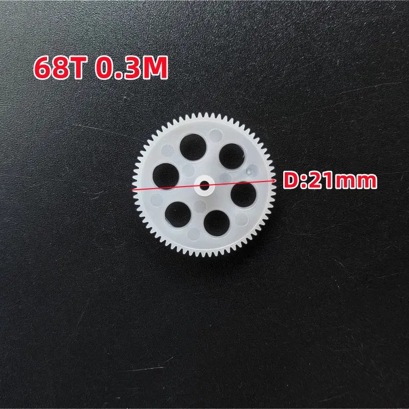 1 กระเป๋า 681.5A 0.3M Pinion รีโมทคอนโทรลเครื่องบินสี่แกน Drone UAV เครื่องบิน Quadcopter อุปกรณ์เสริม 68 ฟันเกียร์ 2.1 ซม.