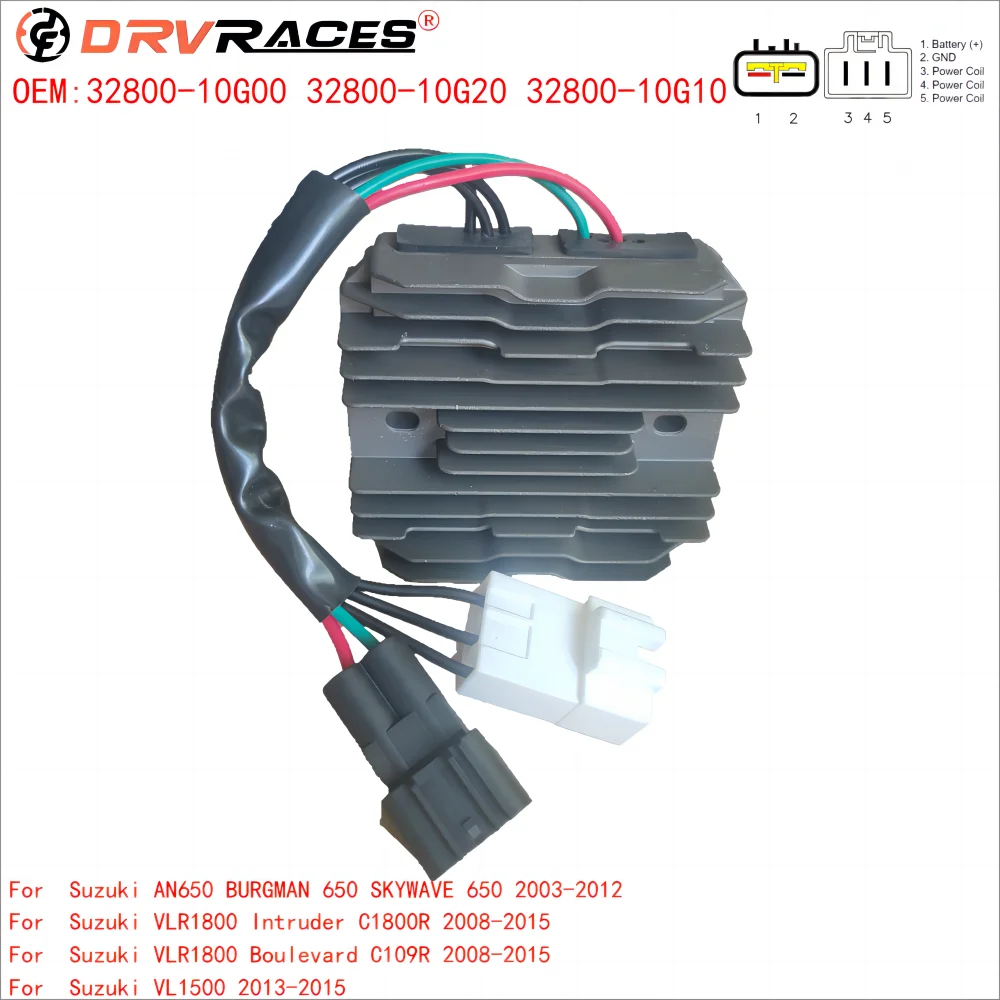 Motorcycle Voltage Regulator Rectifier For Suzuki AN650  Burgman SkyWave 650  VLR1800 Intruder C1800R Boulevard C109R  VL1500