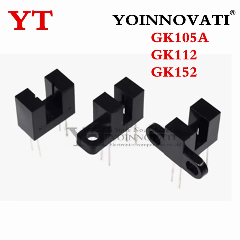 10PCS GK105A GK112 GK152 Opto Photo Interrupter Optical Sensor