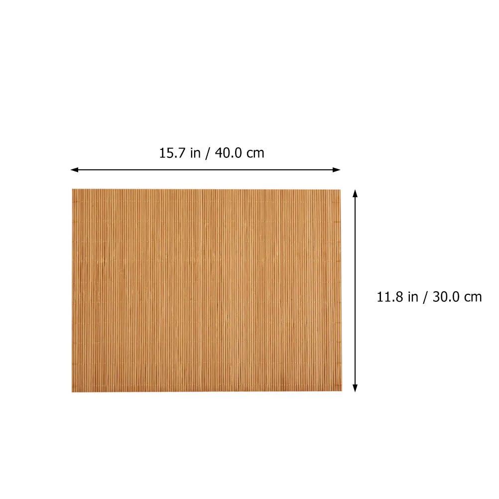 Bamboo Slat High Durability Photography Backdrop Pad Tea Set Placemat for Kung Fu Tea Ceremony Display