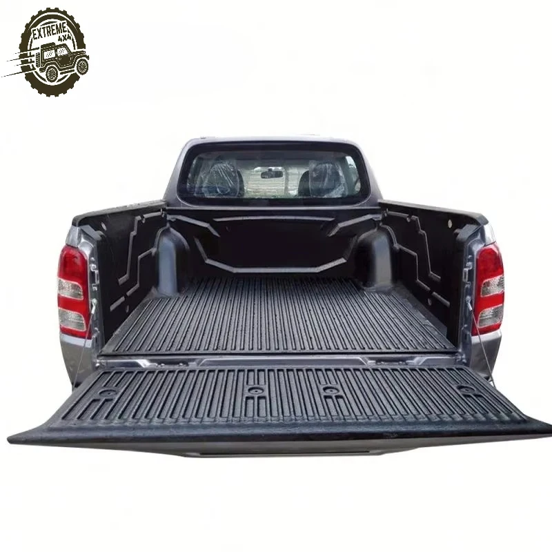 ThrustWorks 4X4 Durle HDPE Plastic Pick Up Pickup Truck Bed Liner Bedliners L200 L 200 2020 2021 Factory view 2