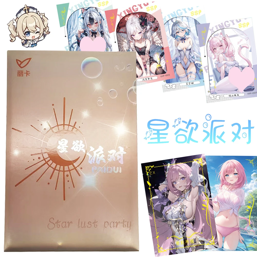 

Star Desire Party Goddess Story Collection Cards Anime Girl Swimwear Feast Charm Temptation TCG Game Cards Children Toys Gifts