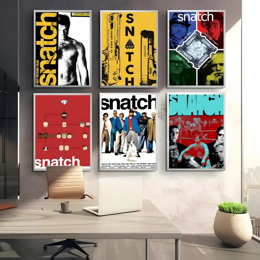 Comedy Film S-Snatch Poster HD art sticky wall waterproof home bedroom bar aesthetic decoration