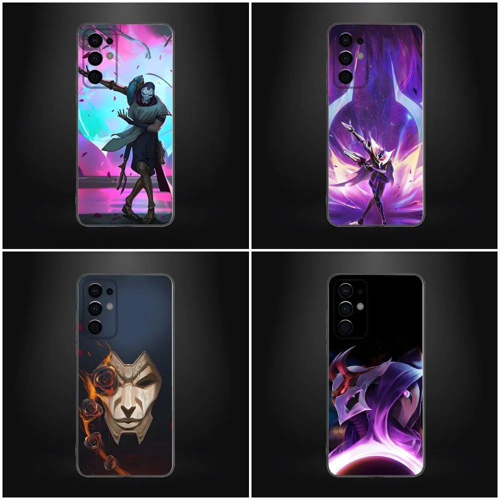 L-LOL K-Khada Jhin Virtuoso Phone Case For Samsung Galaxy A13,A21s,A22,A31,A32,A52,A53,A71,A80,A91 Soft Black Shell