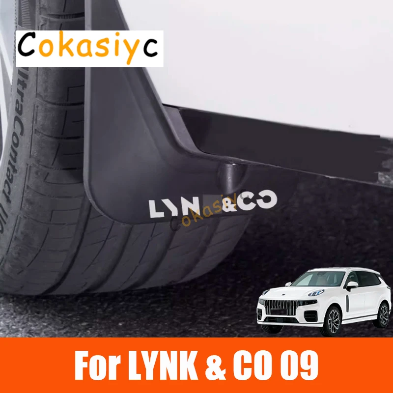 For LYNK CO 09 2023 2024 2025 Car Mud Flaps Mudguards Splash Guards Front Rear Fender Flare Fender Splash Wheels Accessories