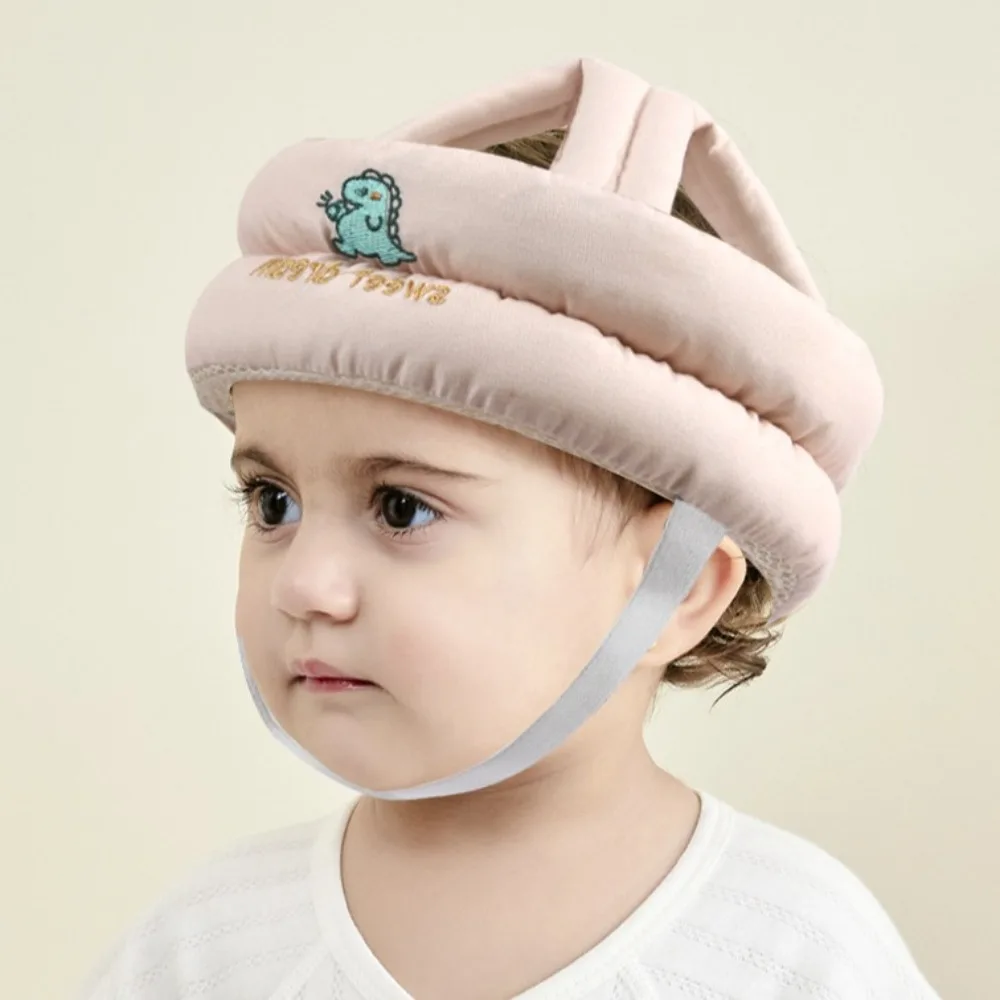 

Breathable Toddler Protective Headgear Adjustable Protective Infant Anti-crash Caps Sponge Soft Anti-fall Helmet